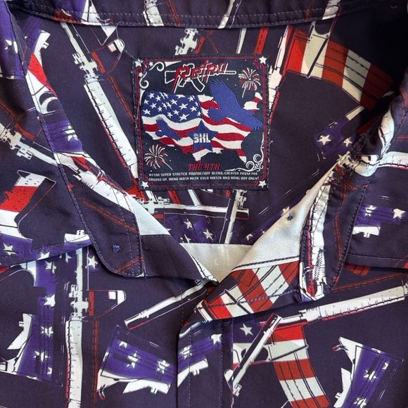 Retro Rifle “The 4th” Button Down - Picture 2 of 3